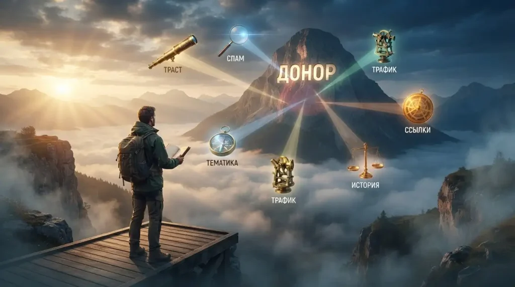 Как оценивать сайт-донор